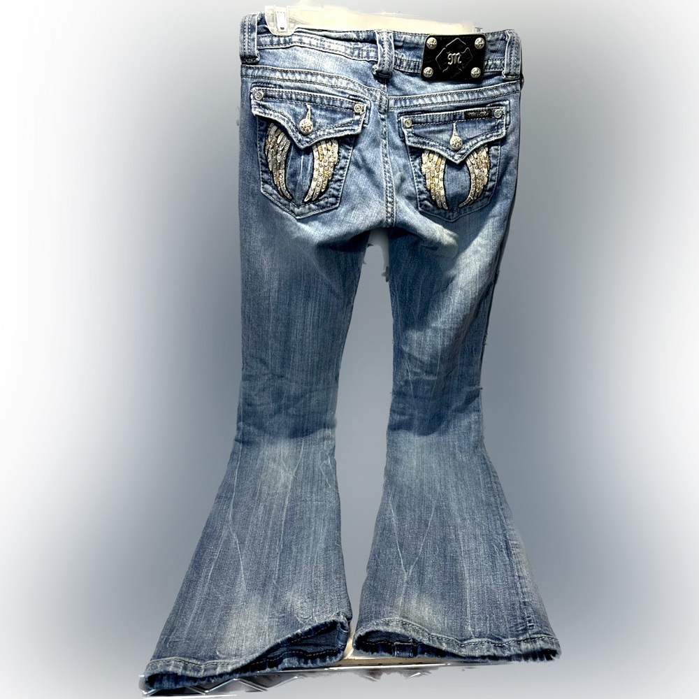 Miss Me Jeans 27 tall. EUC Angel Pockets